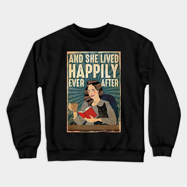 Just A Girl Loves Books Crewneck Sweatshirt by Delmonico2022